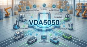El estándar VDA 5050 para AGVs: La clave de la interoperabilidad robótica en la planta